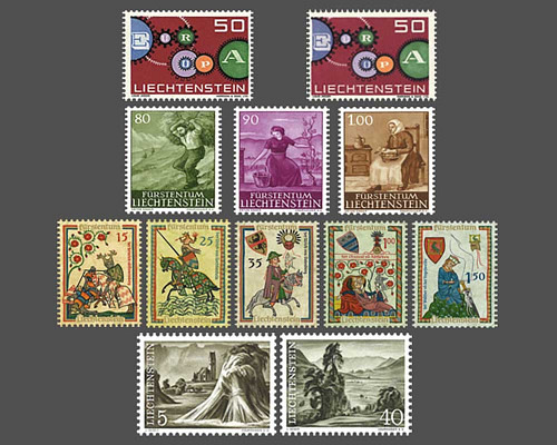 Year set 1961 Mi. Nr. 404-414 - Series *