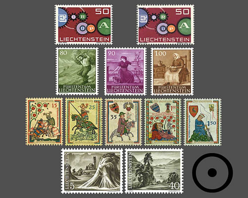 Year set 1961 Mi. Nr. 404-414 - Series o