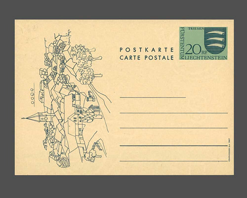 Postcard: Municipal coat of arms