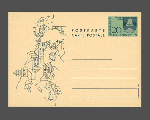 Postcard: Municipal coat of arms