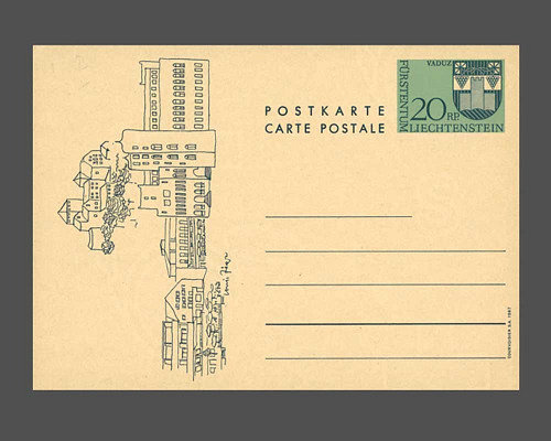 Postcard: Municipal coat of arms