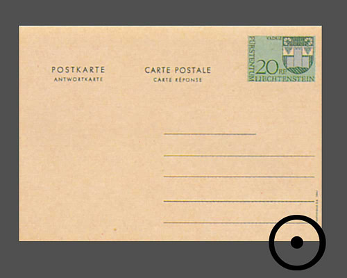 Reply coupon: Municipal coat of arms