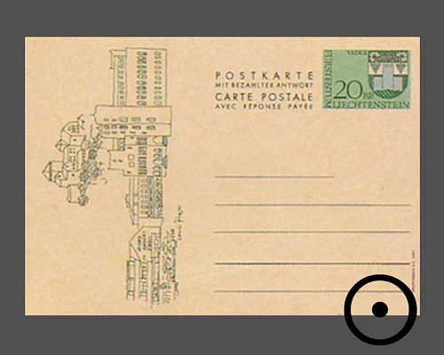 Reply coupon: Municipal coat of arms