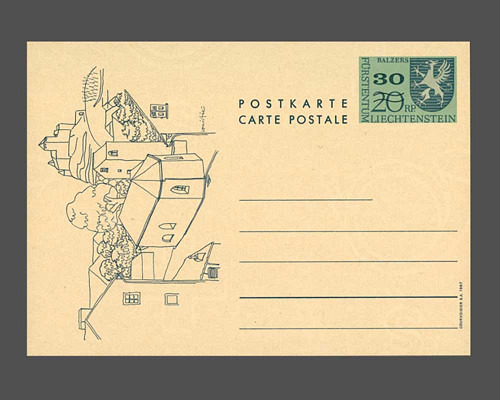 Postkarte: Gemeindwappen
