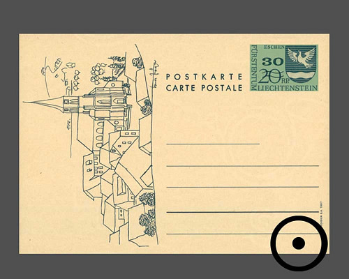 Postkarte: Gemeindwappen