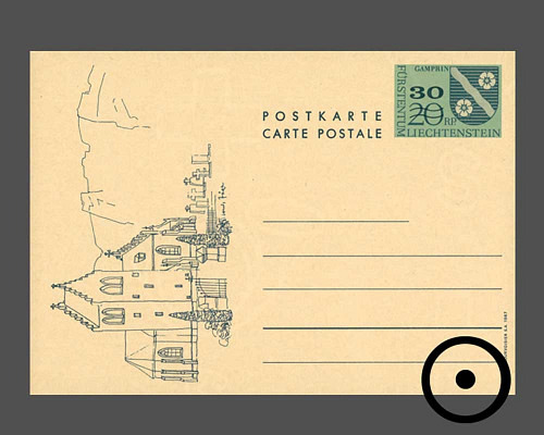 Postkarte: Gemeindwappen