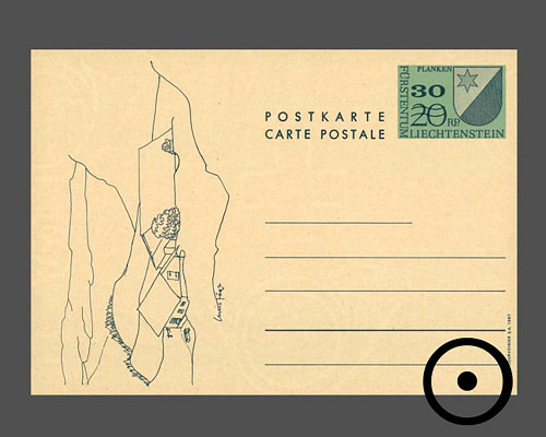 Postkarte: Gemeindwappen