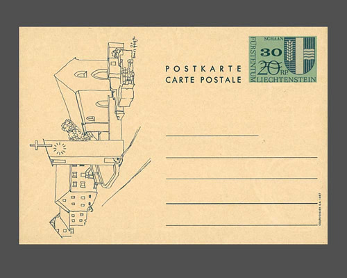 Postkarte: Gemeindwappen