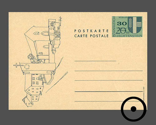 Postkarte: Gemeindwappen