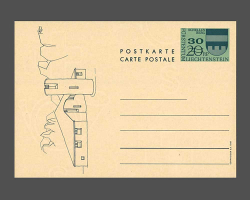 Postkarte: Gemeindwappen