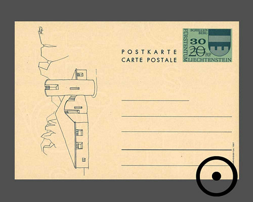 Postkarte: Gemeindwappen