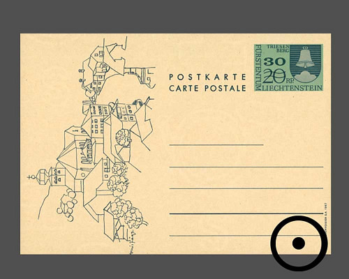 Postkarte: Gemeindwappen