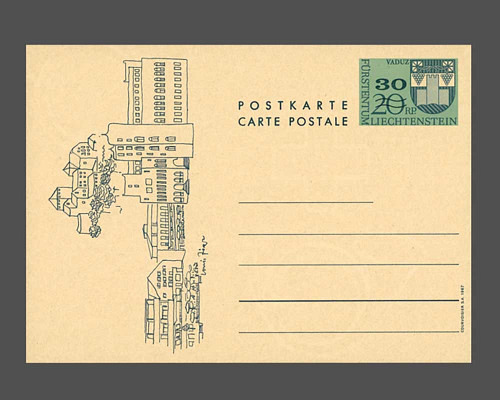 Postkarte: Gemeindwappen