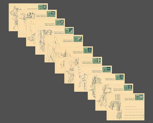 Postkarte: Gemeindwappen