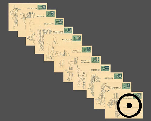 Postkarte: Gemeindwappen