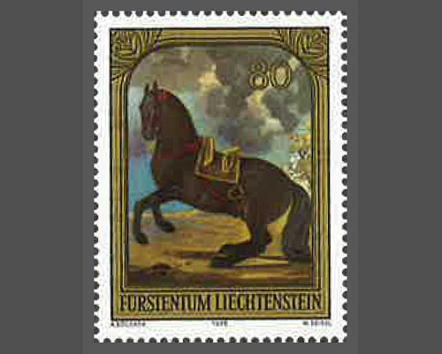 Gemälde - Goldener Wagen, Pferde