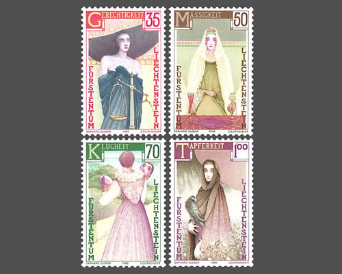 The four cardinal virtues