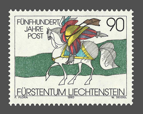 500 Jahre Postverbindungen in Europa