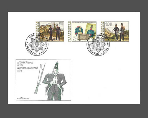 Last deployment of Liechtenstein's milit