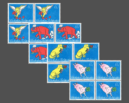 Greeting stamps
