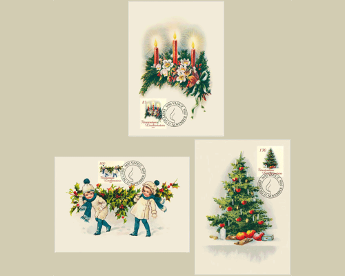 Weihnachten - Nostalgieglückwunsch Karte