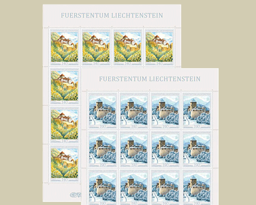 Vaduz Castle in the Four Seasons - II -