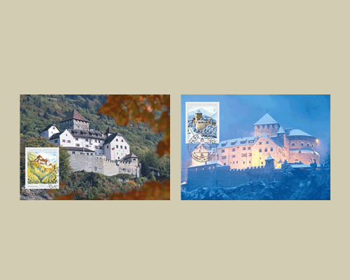 Vaduz Castle in the Four Seasons - II -