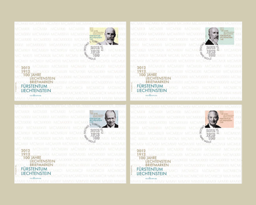 100 Jahre Liechtenstein Briefmarken