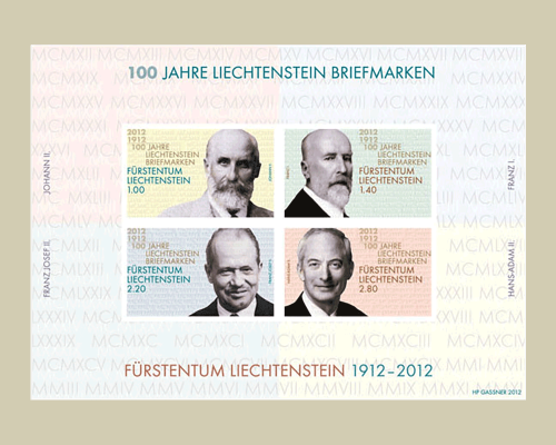 100 Years of Liechtenstein Stamps