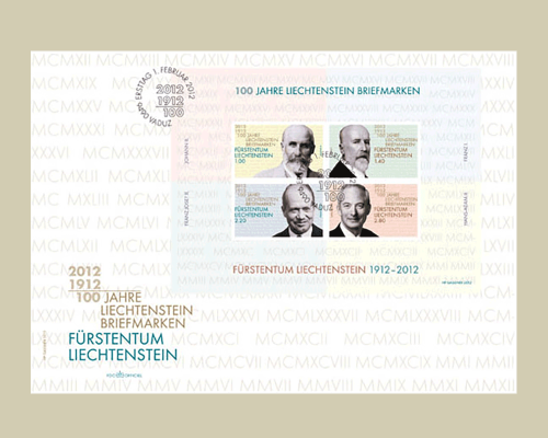 100 Years of Liechtenstein Stamps