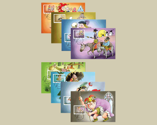 Berühmte Figuren aus der klassischen Lit