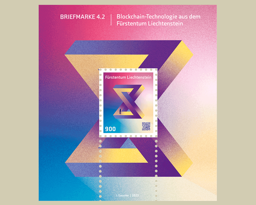 Stamp 4.2 Blockchain Technology Stamps Philatelie Liechtenstein