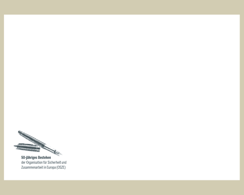 50th anniversary of the OSCE