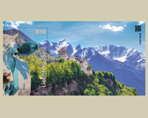 Crypto Stamp CHLI - Blau