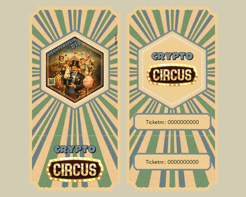 Crypto Circus "Le magicien" Bleu