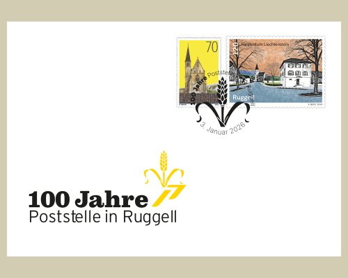 Special Cover - 100 Jahre Poststelle Rug