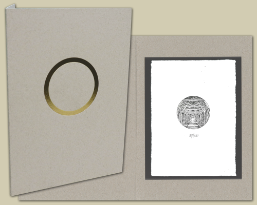 Steel engraving on vat paper