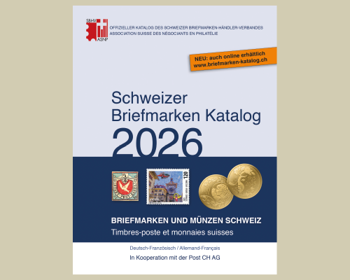 Swiss Stamp Catalogue - 2026