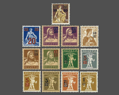 Aufbrauchsausgaben mit neuen Wertaufdruc