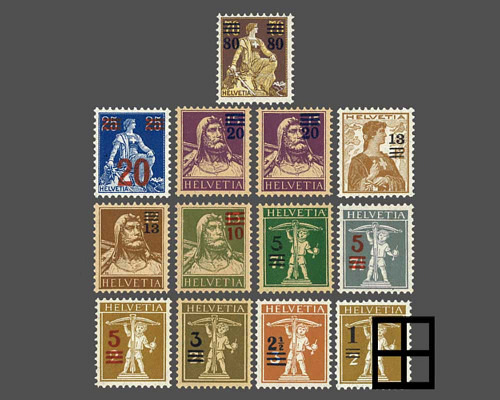 Aufbrauchsausgaben mit neuen Wertaufdruc