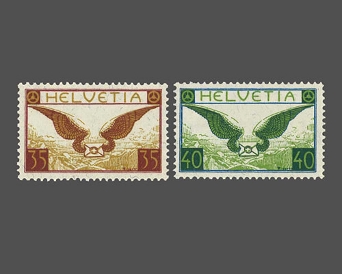 Ausgabe 1.VII. 1929 MiNr. 233x, 234x - S