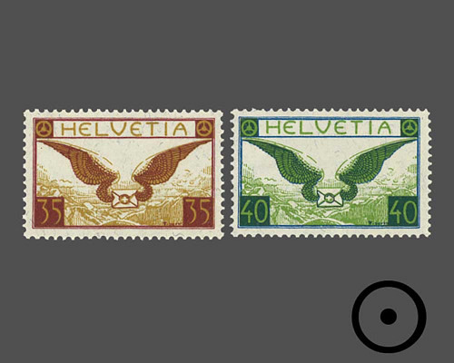 Ausgabe 1.VII. 1929 MiNr. 233x, 234x - S
