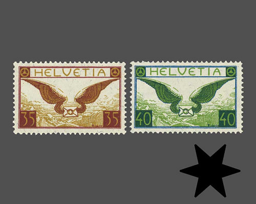 Ausgabe 1.VII. 1929 MiNr. 233x, 234x - S