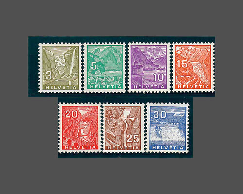 Landschaftsbilder in Buchdruck