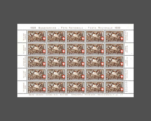 Bundesfeier, Schloss Laupen, Pro Patria