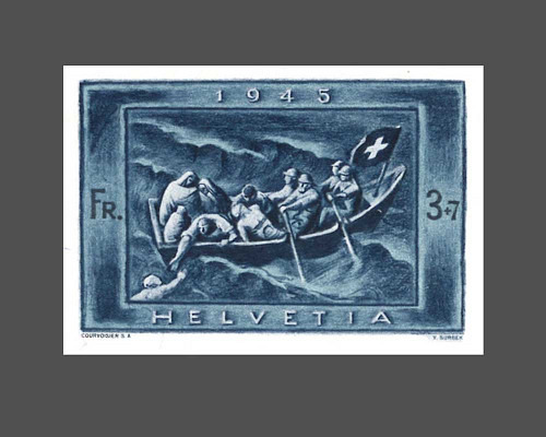 Schweizer Spende an die Kriegsgeschädigt