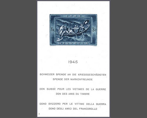 Swiss donation to war victims