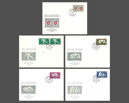 Pro Patria 100 Jahre Eidg. Post und Spor