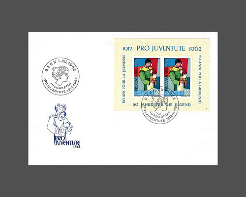 Jubiläumsblock - 50 Jahre Pro-Juventute-