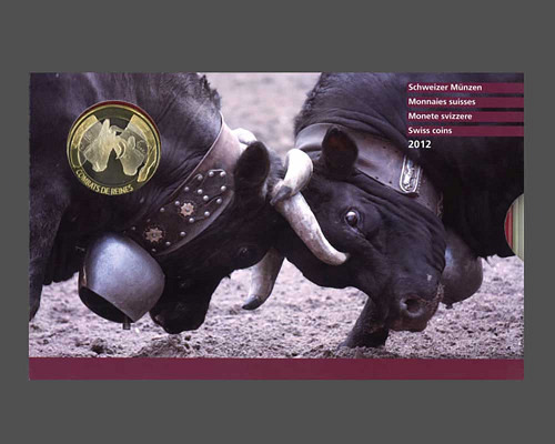 Switzerland - Set of coins,Ringkuhkämpfe